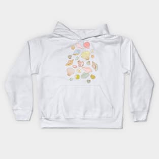 Sea Shells in the Water Kids Hoodie